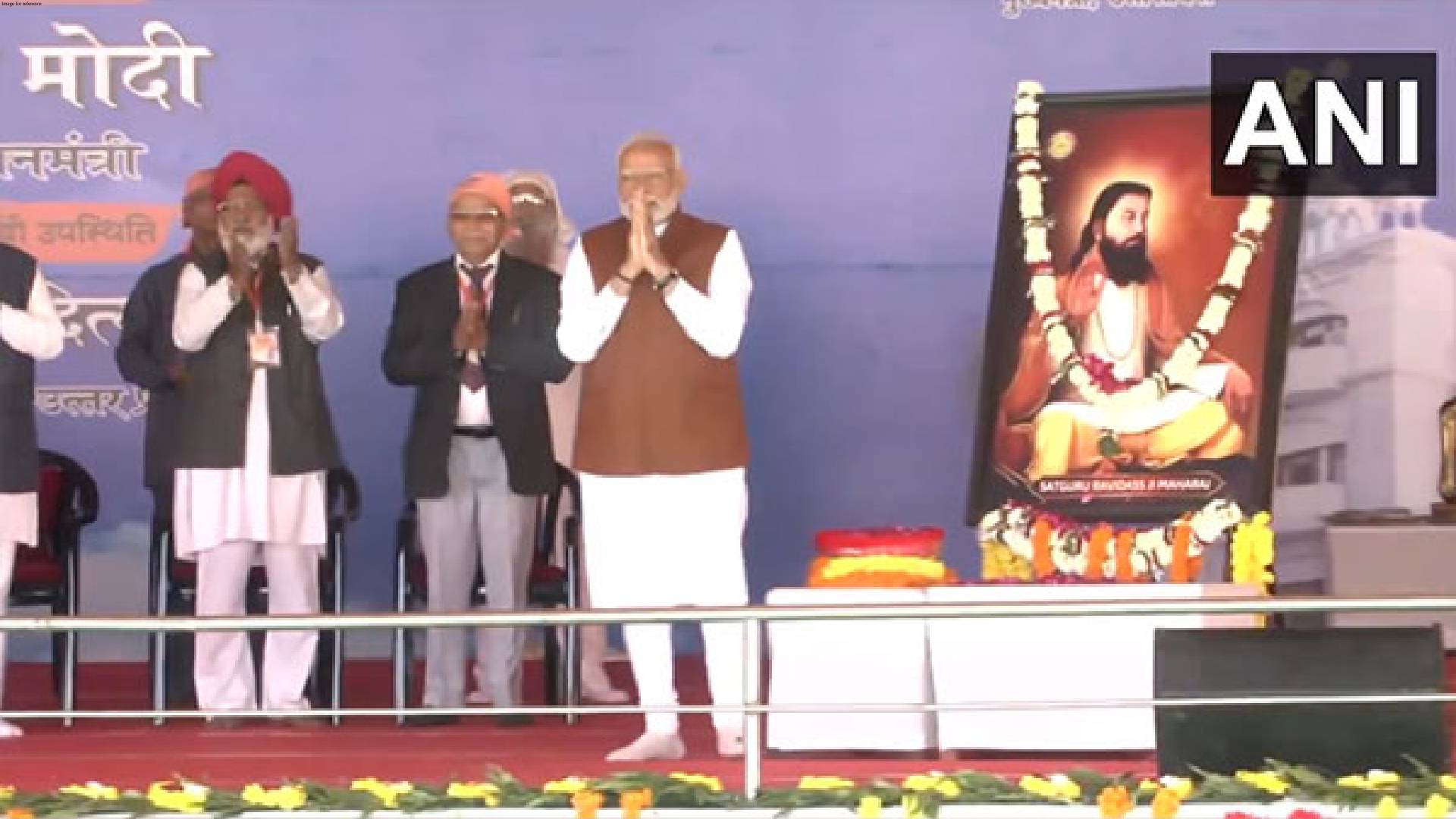 UP: PM Modi attends 647th birth anniversary event of Sant Ravidas, unveils statue in Varanasi